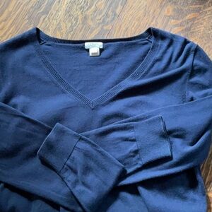 J. Crew Midnight Blue Knit Top